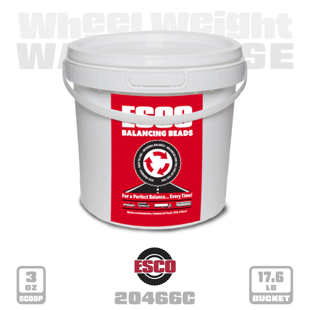 ESCO | 17.6 lb Bucket Balancing Beads - 3 oz Per Scoop (20466C)