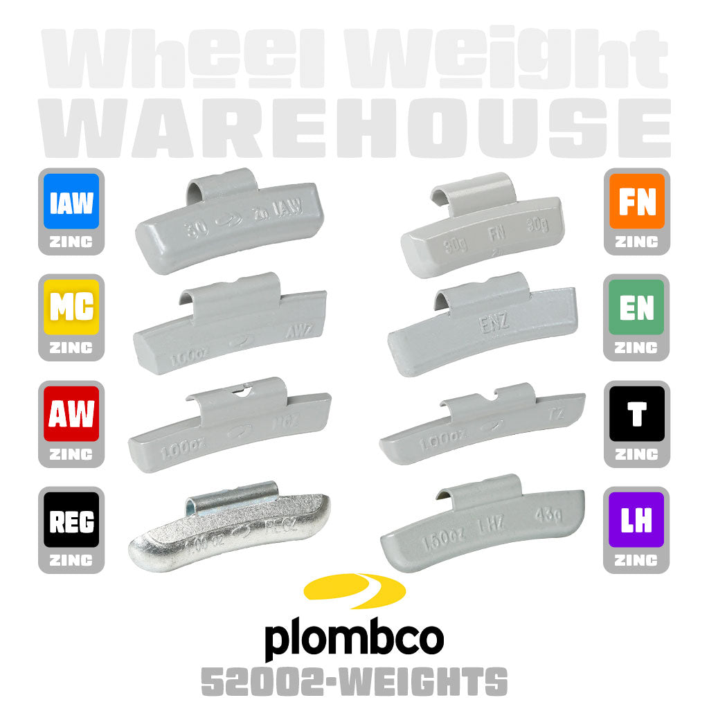 Plombco | Kit Passenger 40 Wheel Weight Assortment Rack - 42.5 x 48 x 24 (52002)