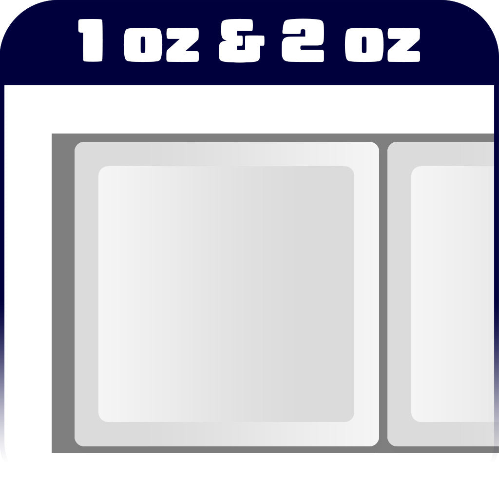 Tape 1 oz & 2 oz