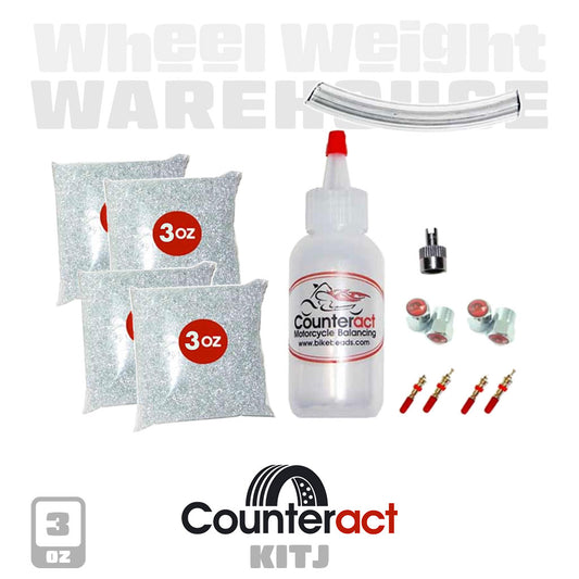 Counteract | DIY Kit for Off-Road ATV & UTV - 3 oz Tire Balancing Beads (KITJ)
