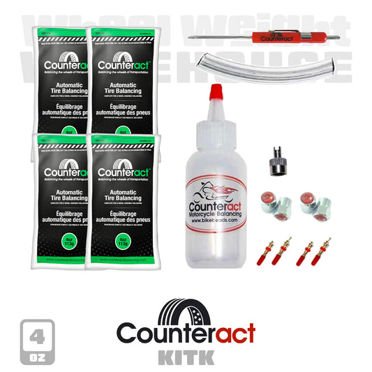 Counteract | DIY Kit for Off-Road ATV & UTV - 4 oz Tire Balancing Beads (KITK)