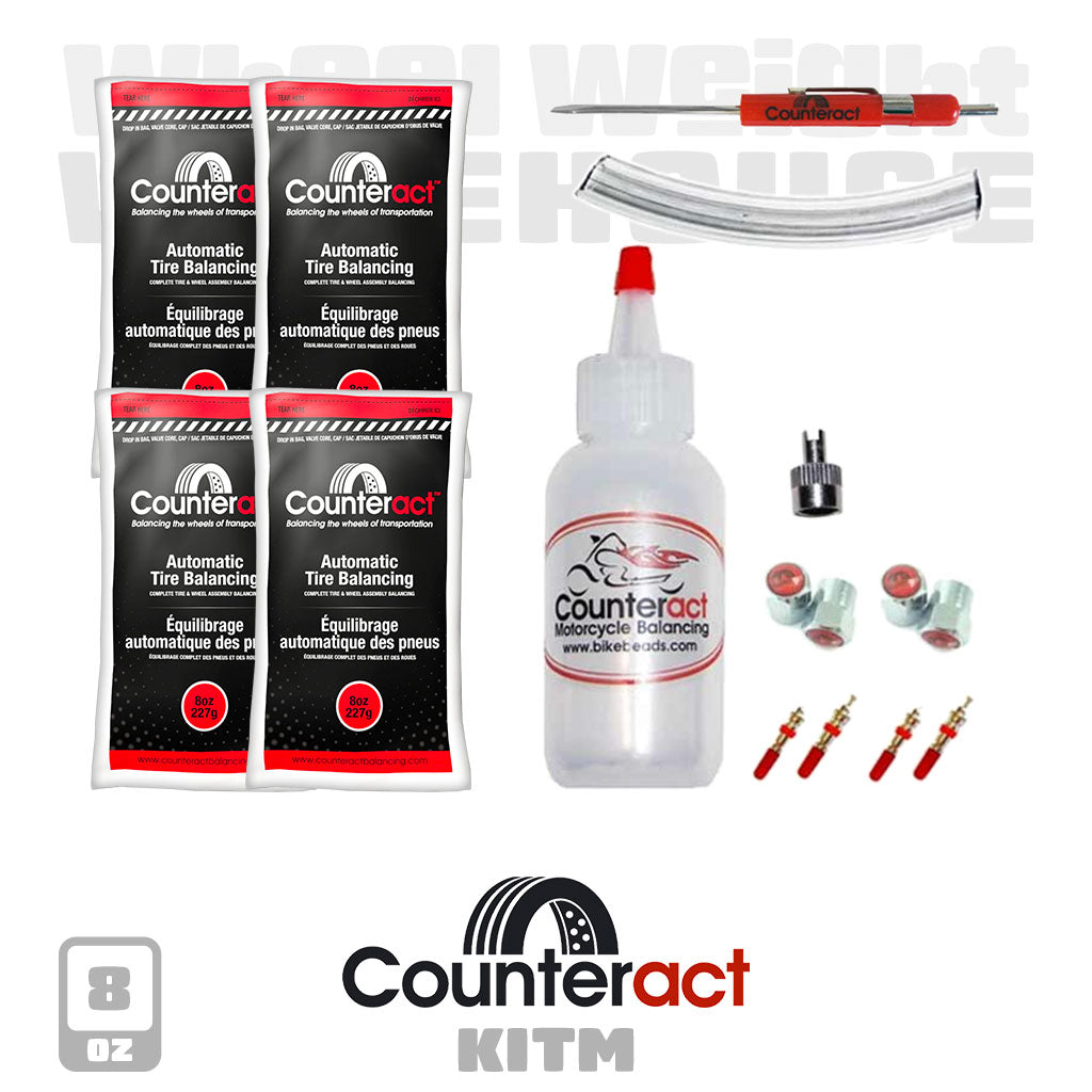 Counteract | DIY Kit for Off-Road ATV & UTV - 8 oz Tire Balancing Beads (KITM)