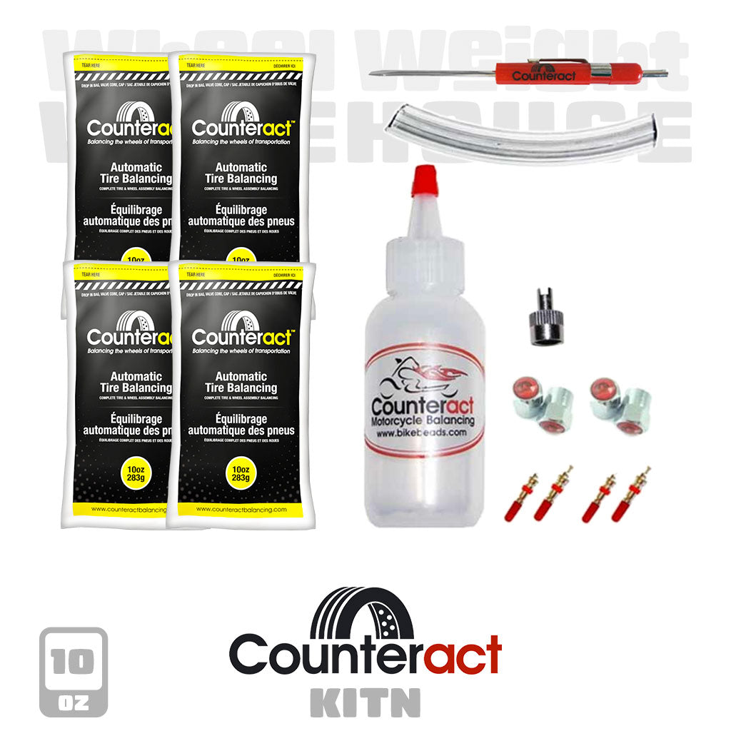Counteract | DIY Kit for Off-Road ATV & UTV - 10 oz Tire Balancing Beads (KITN)