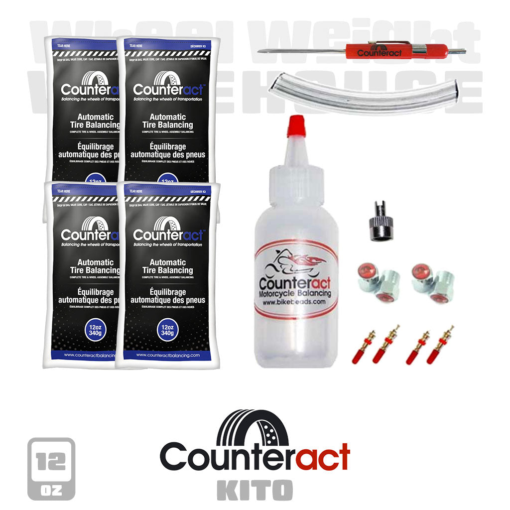 Counteract | DIY Kit for Off-Road ATV & UTV - 12 oz Tire Balancing Beads (KITO)
