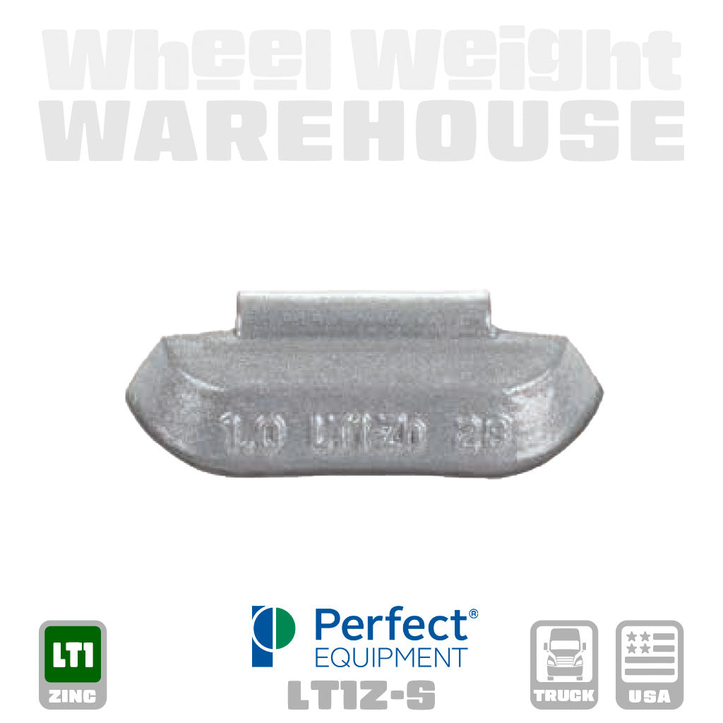 Perfect Equipment | LT1-Style Uncoated Zinc - Truck Clip-On Wheel Weights - (Choose Size)