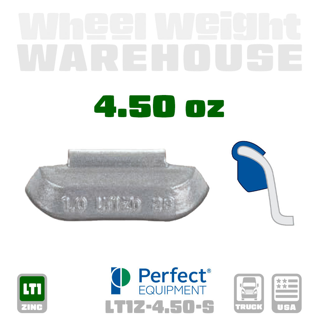 Perfect Equipment | LT1-Style Uncoated Zinc - Truck Clip-On Wheel Weights - (Choose Size)