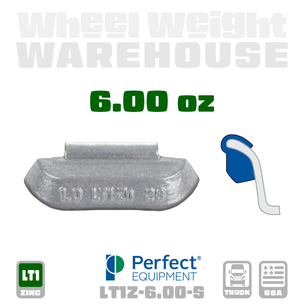 Perfect Equipment | LT1-Style Uncoated Zinc - Truck Clip-On Wheel Weights - (Choose Size)