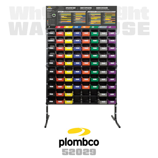 Plombco | Kit Passenger 80 Wheel Weight Assortment Rack - 75 x 48 x 24 (52029)